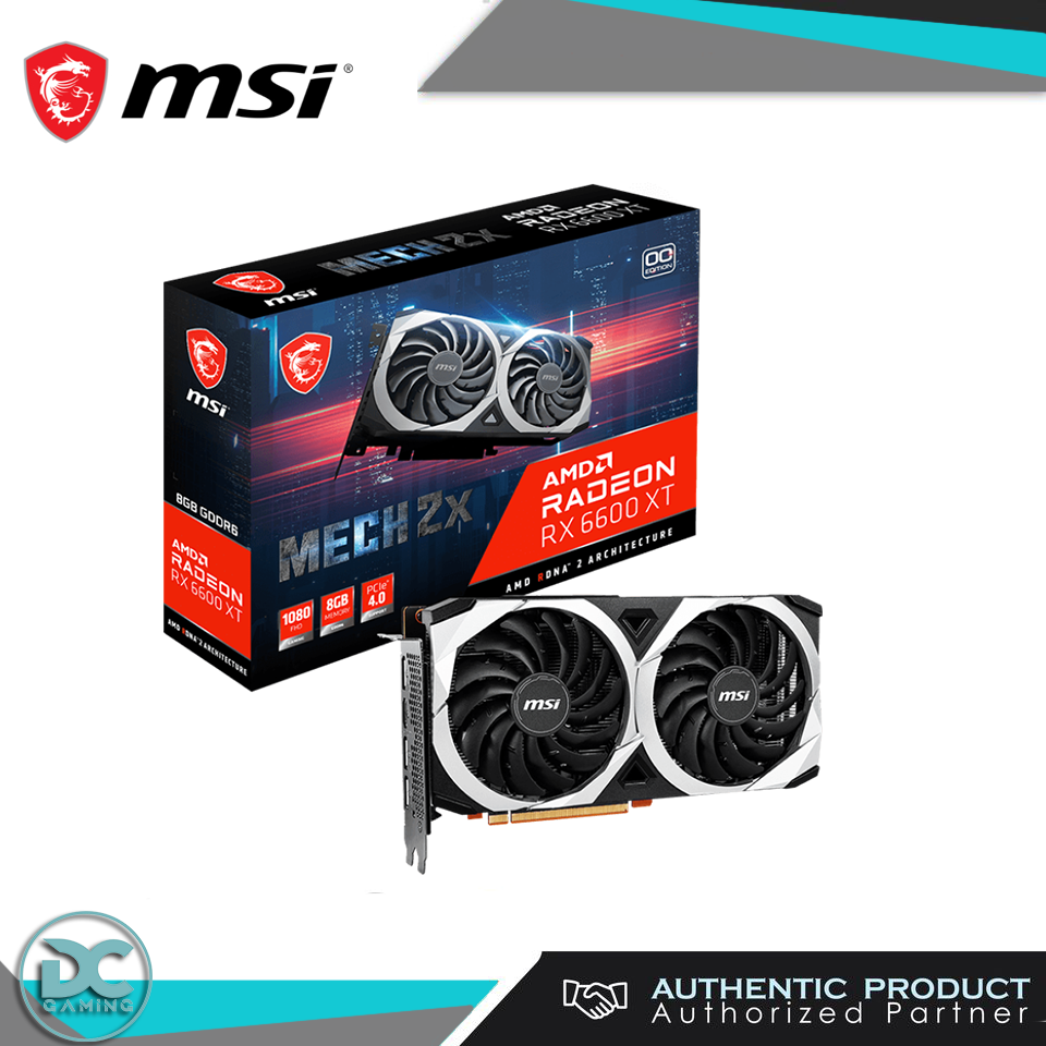 MSI RX 6600 XT MECH 2X 8GB GDDR6